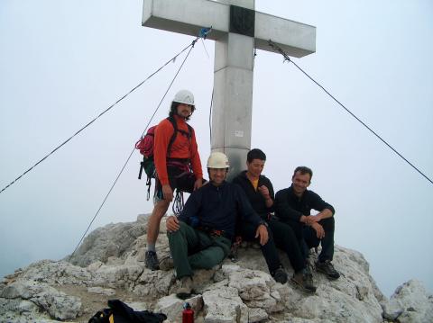 On the top of Catinaccio, 2004