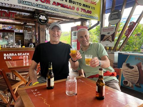 With Richard Vogel, Florianopolis, November 2024